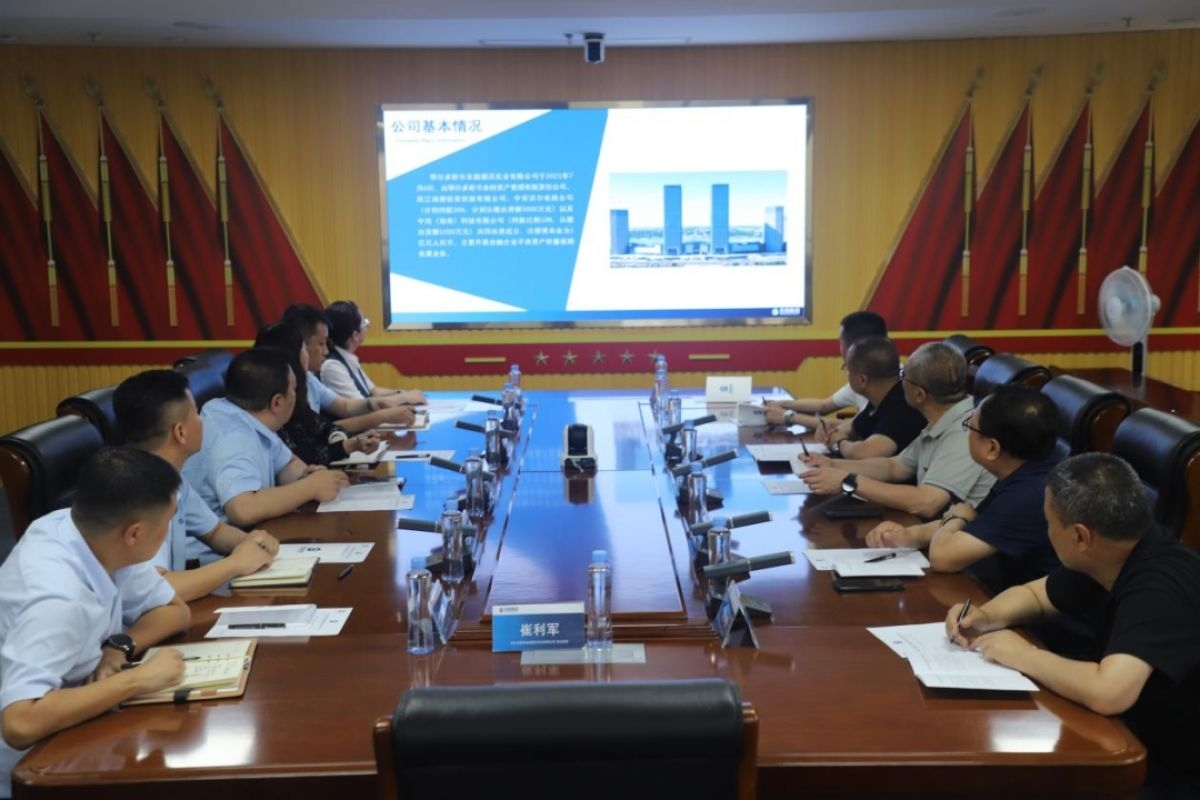 乌兰察布墟市宁区考察组到EVO视讯官网投资集团调研