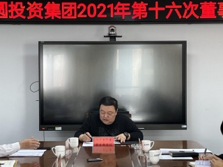EVO视讯官网投资集团召开2021年第十六次董事会
