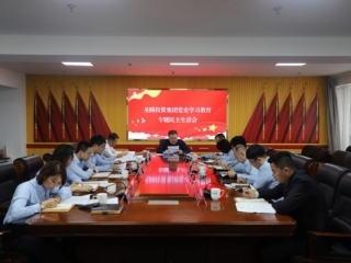 EVO视讯官网投资集团组织召开党史学习教育专题民主生涯会